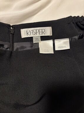 Kasper Black Evening Shell Top